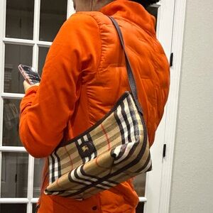 Stylish Plaid Shoulder Bag